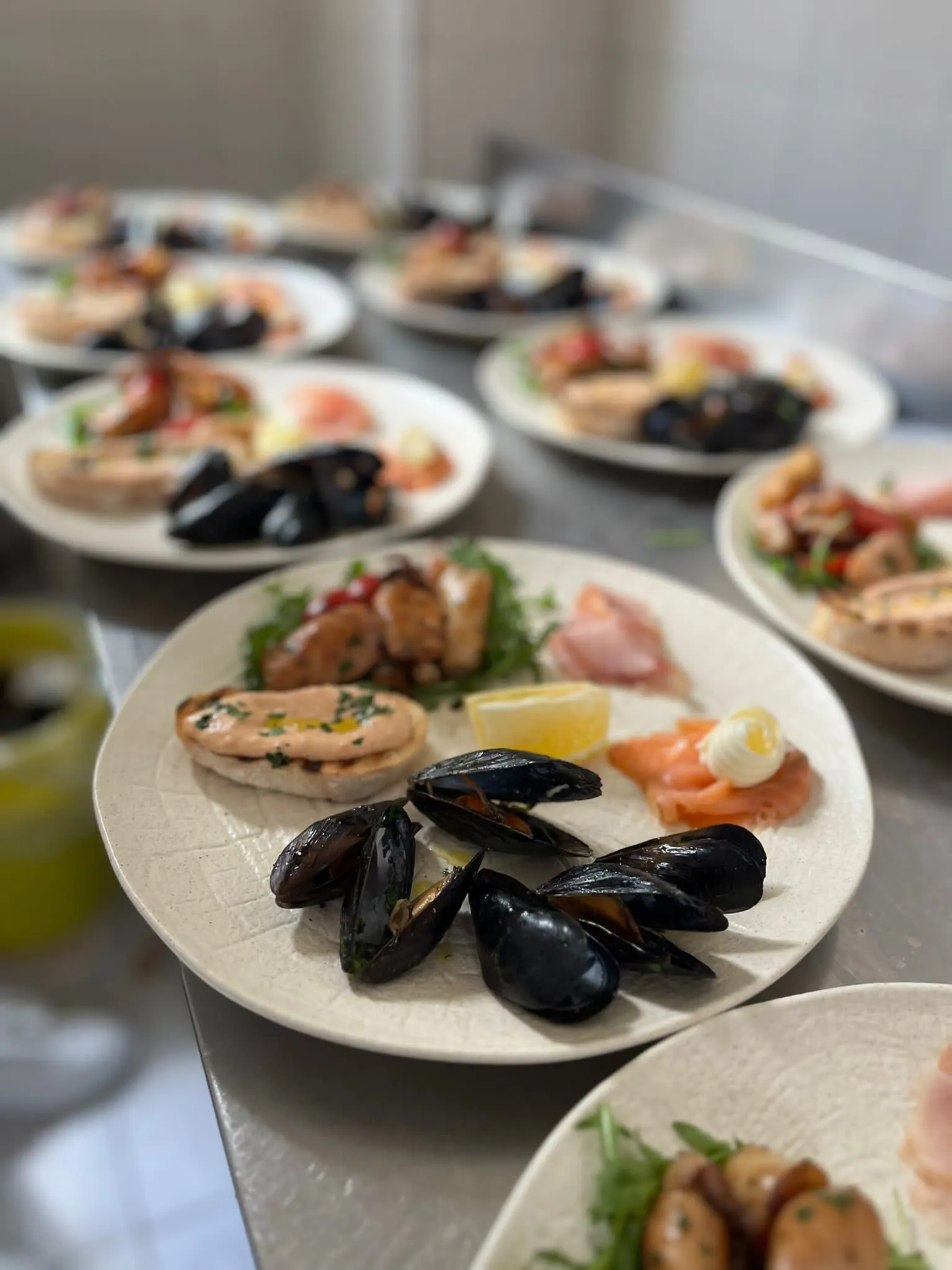 Meeresfrüchte-Vorspeisen